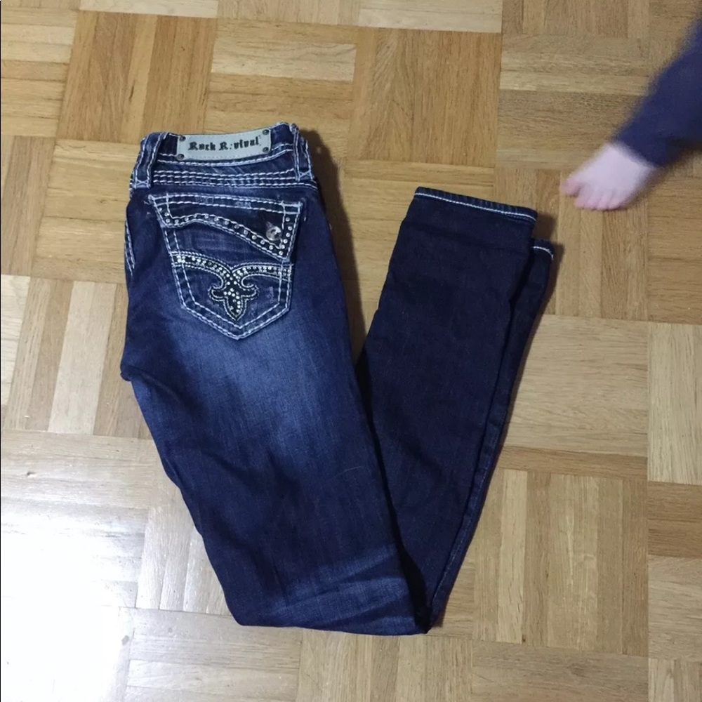 Rock revival Johanna skinny jean